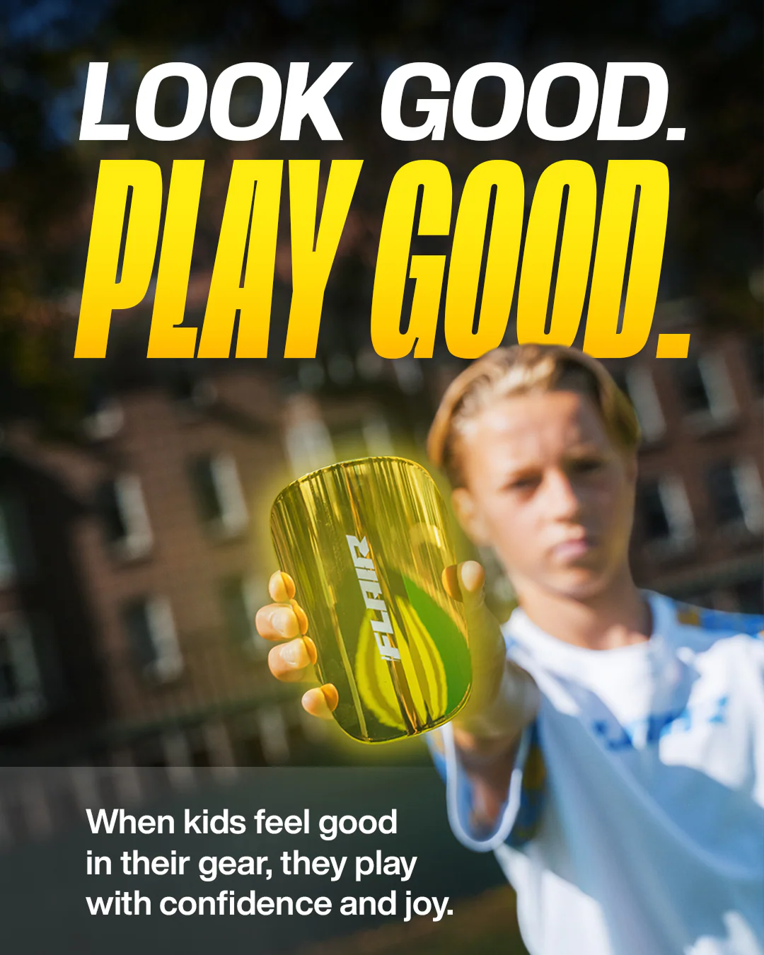 Kids Gold Shin pads - Image 3